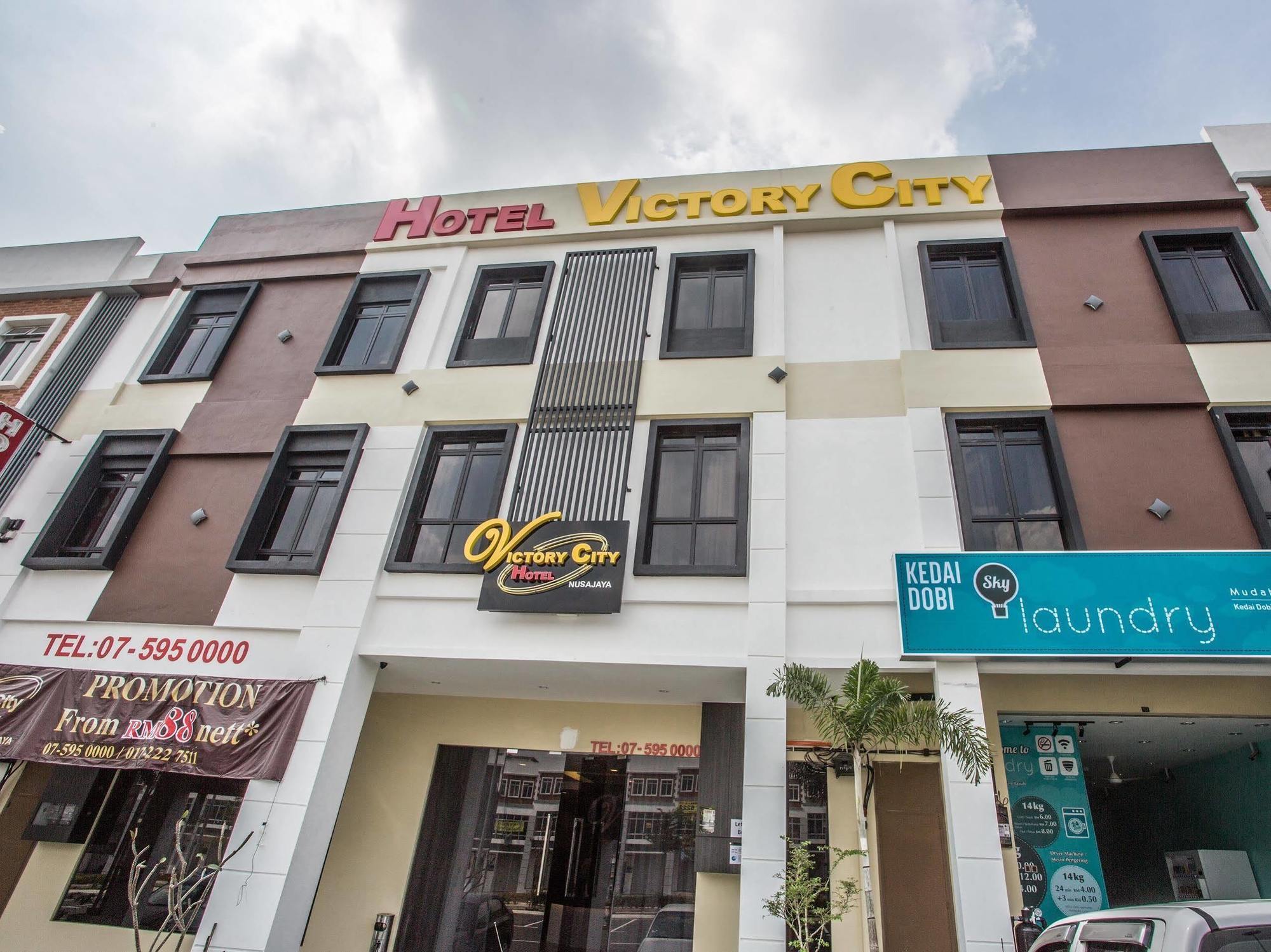 Hotel Zamburger Victory City Johor Bahru Exterior foto